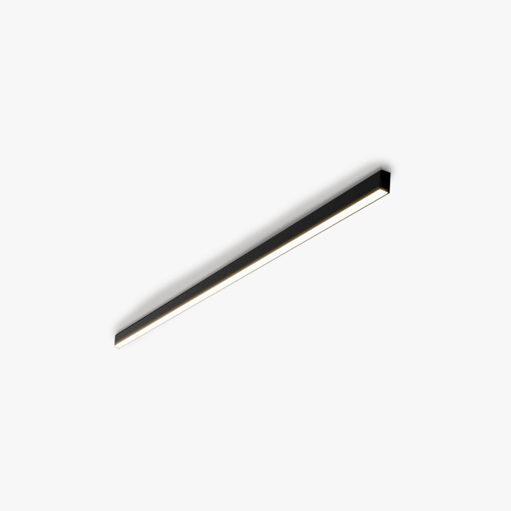 Velmio Luminária de Teto/Parede Linear Preta