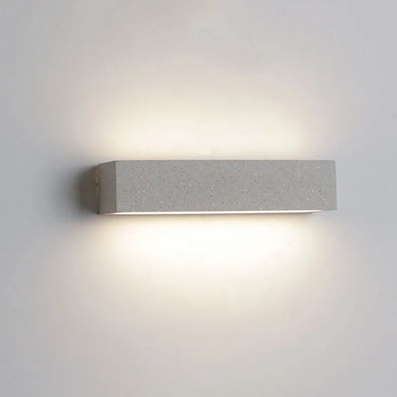 Luminária de Parede Externa LED Davel, Preto e Branco