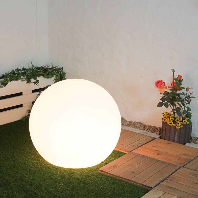 Vio Luminária de Piso RGB Externa Única Impermeável