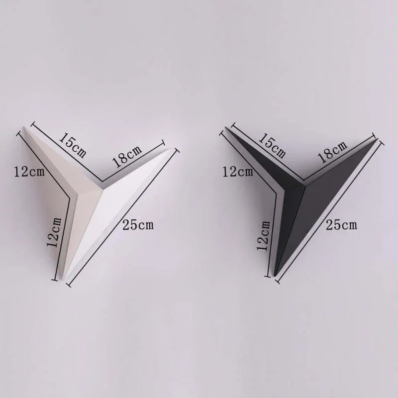 Arandelas de Parede LED Modernas Meri para Quarto, Triângulo