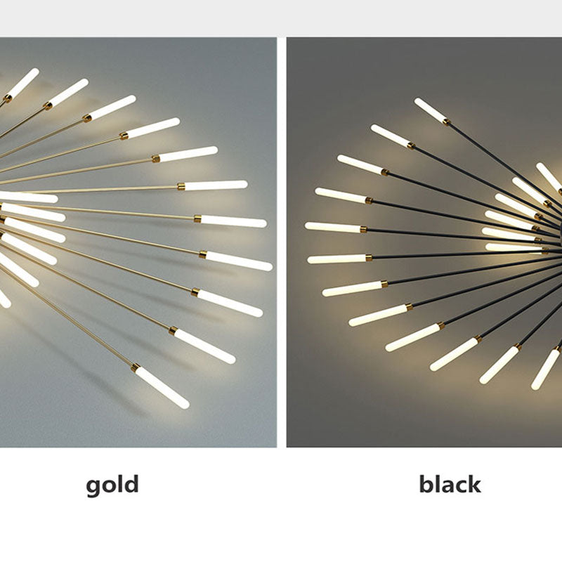 Vexor Luminária de Teto LED Moderna Efeito Fogos de Artifício