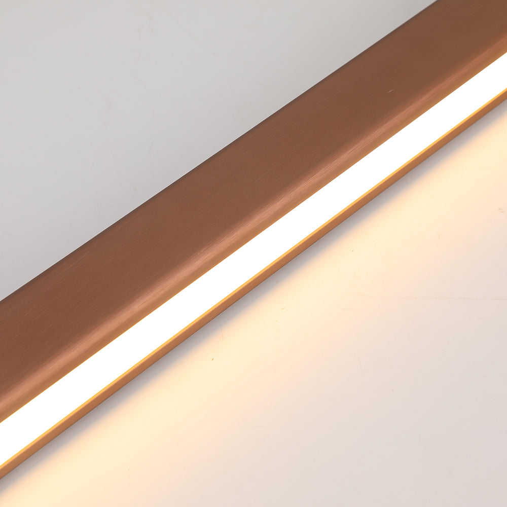 Lerin Luminária Pendente Linear LED Moderna Preto/Marrom