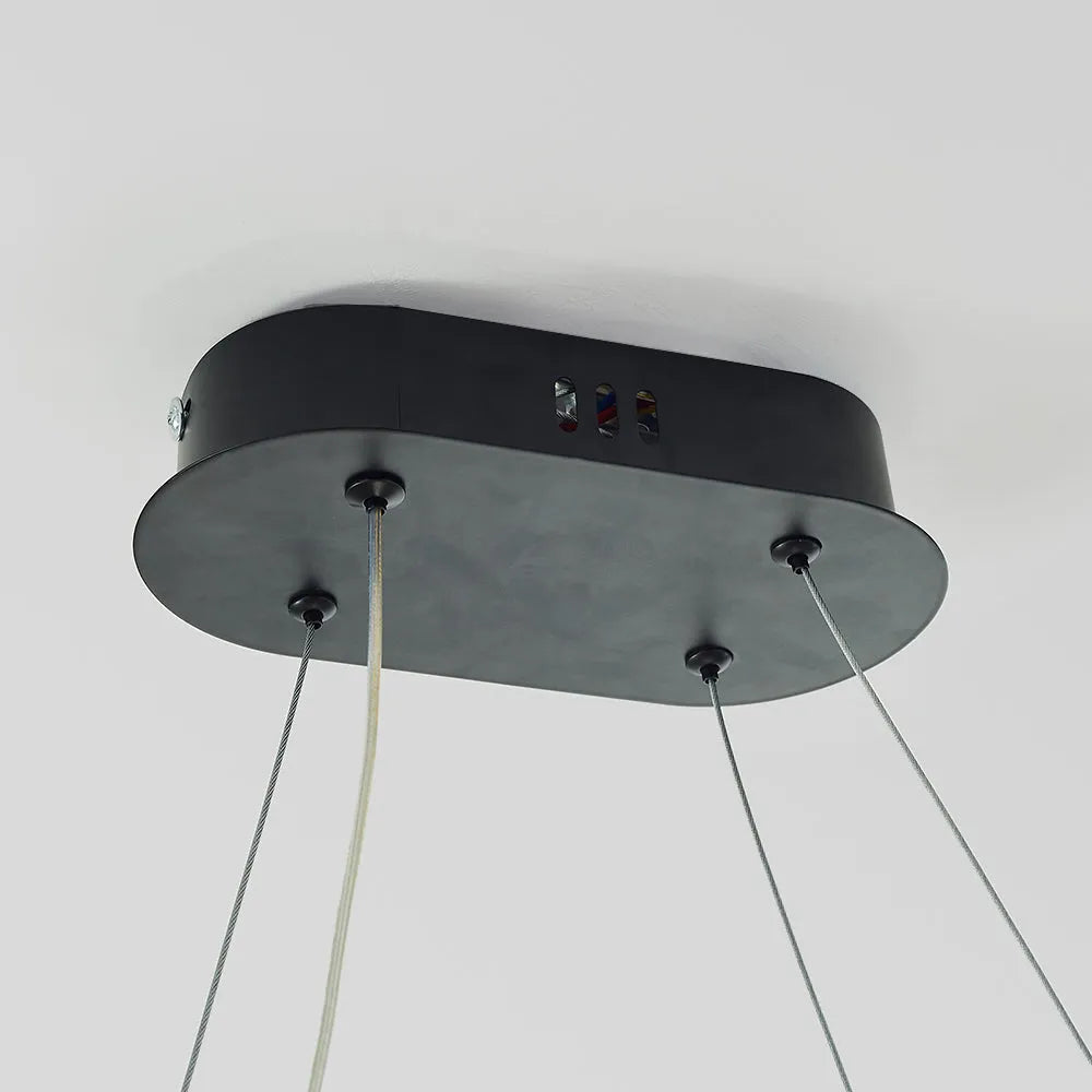 Luminária Pendente Suspensa Oval Minimalista Avenor para Interiores