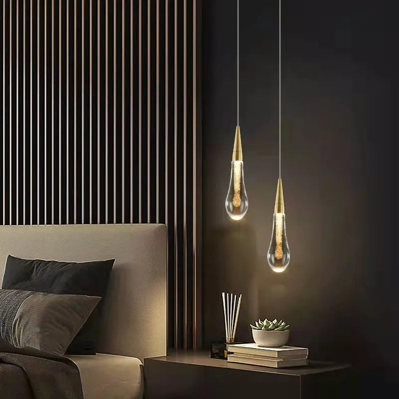 Pendente Orlith Cristal Dourado