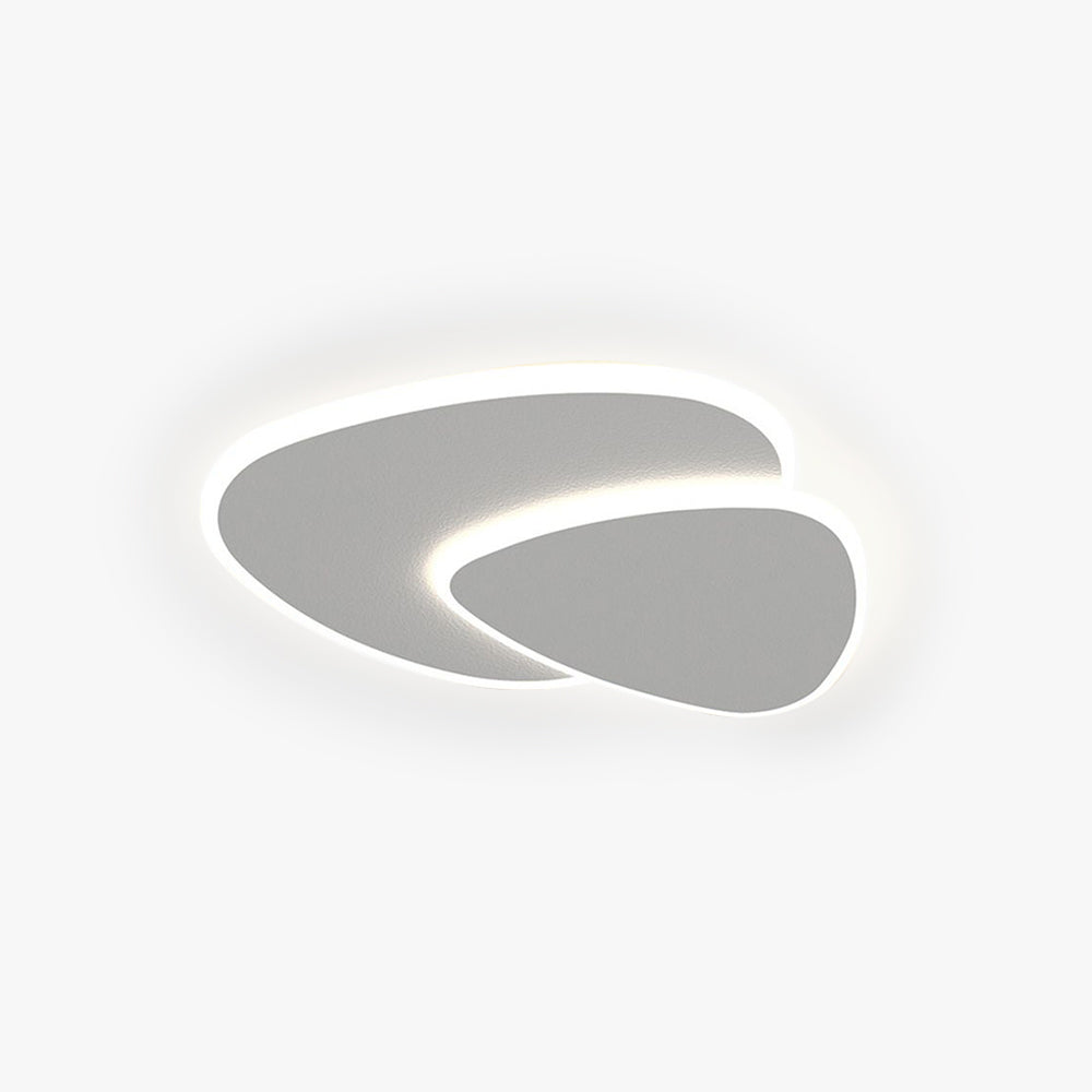 Plafom de Teto Corvian LED Geométrico Branco