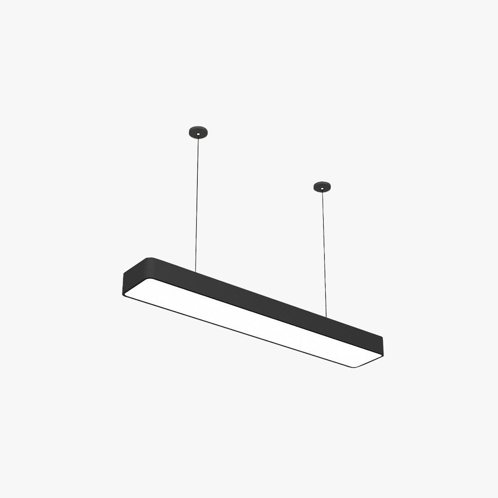 Pendente Soreva LED Retangular Minimalista Preto