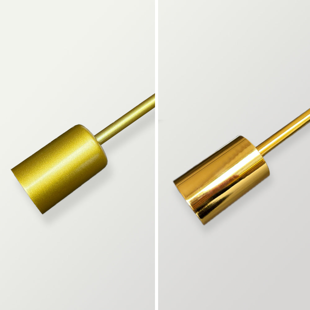 Lunil Plafon Moderno, Dourado e Preto