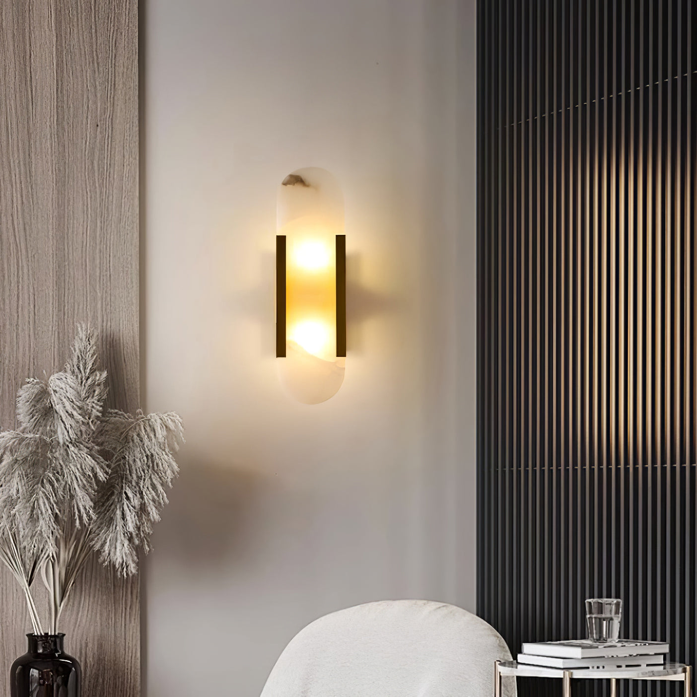 Arandela Corenil Alabastro Luxo