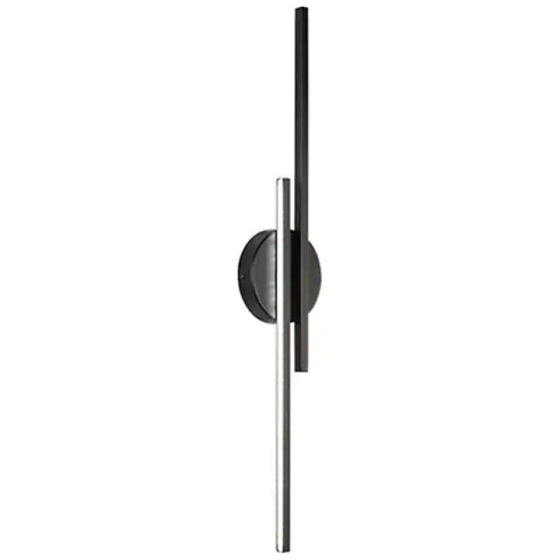 Noviq Arandela LED Moderna Nórdica Disco/Linear, Preto/Branco