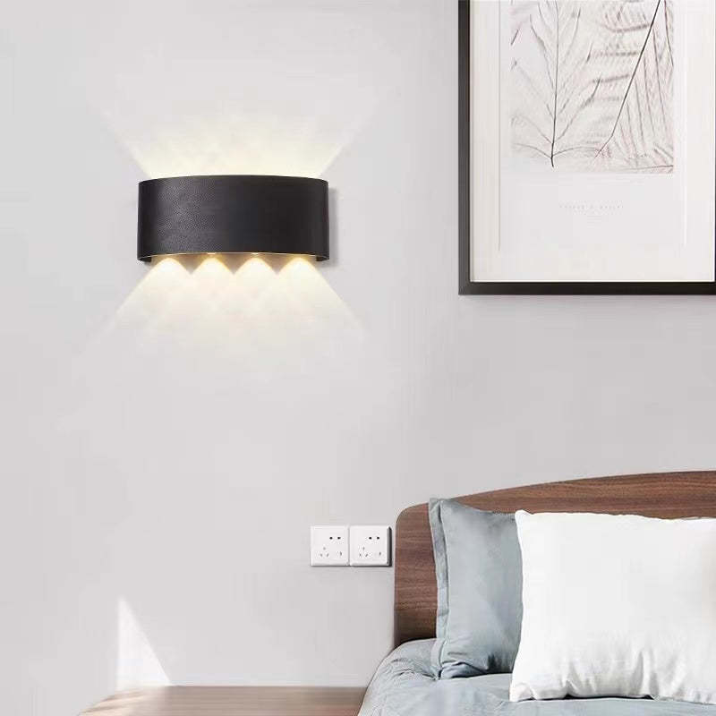 Nirex Arandela Moderna Retangular Externa com Efeito Onda