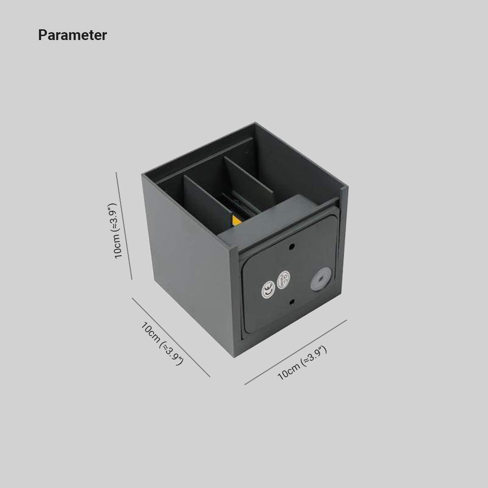 Arandela Externa Quadrada Moderna Ajustável LED Eronil