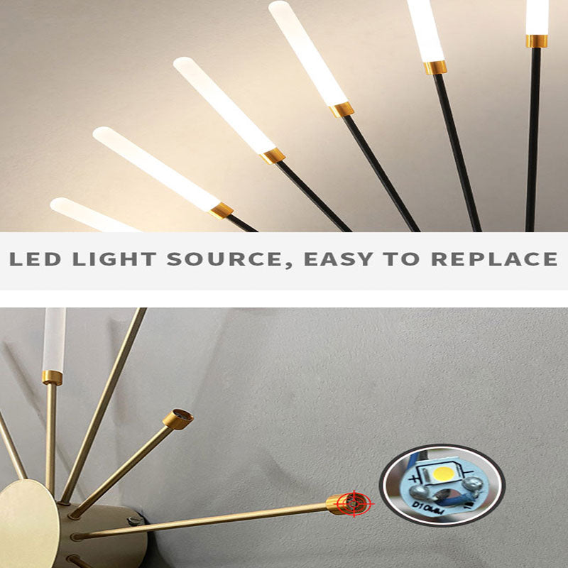 Vexor Luminária de Teto LED Moderna Efeito Fogos de Artifício