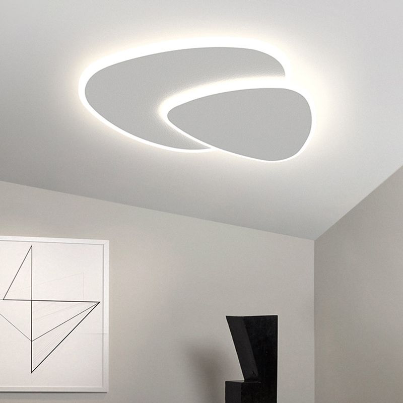 Plafom de Teto Corvian LED Geométrico Branco