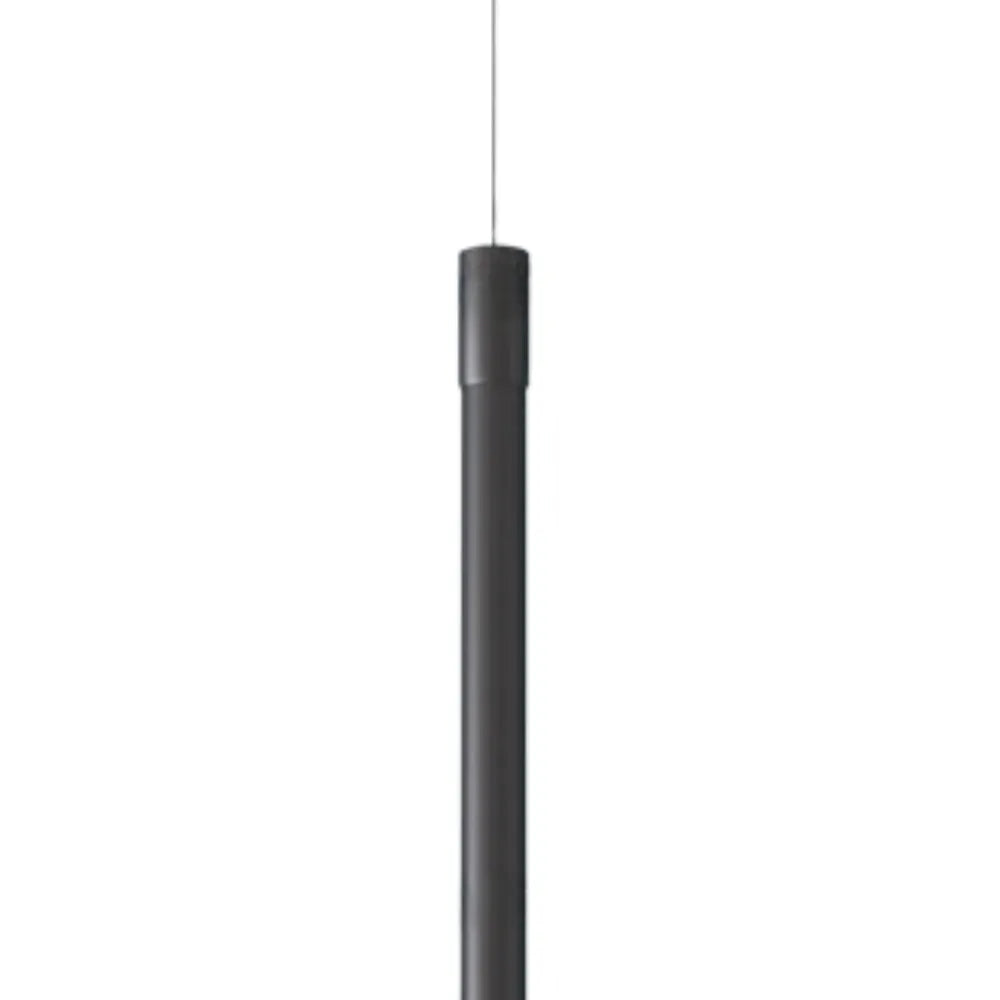 Tavix Luminária Pendente Linear Minimalista de Cabeceira, Preta