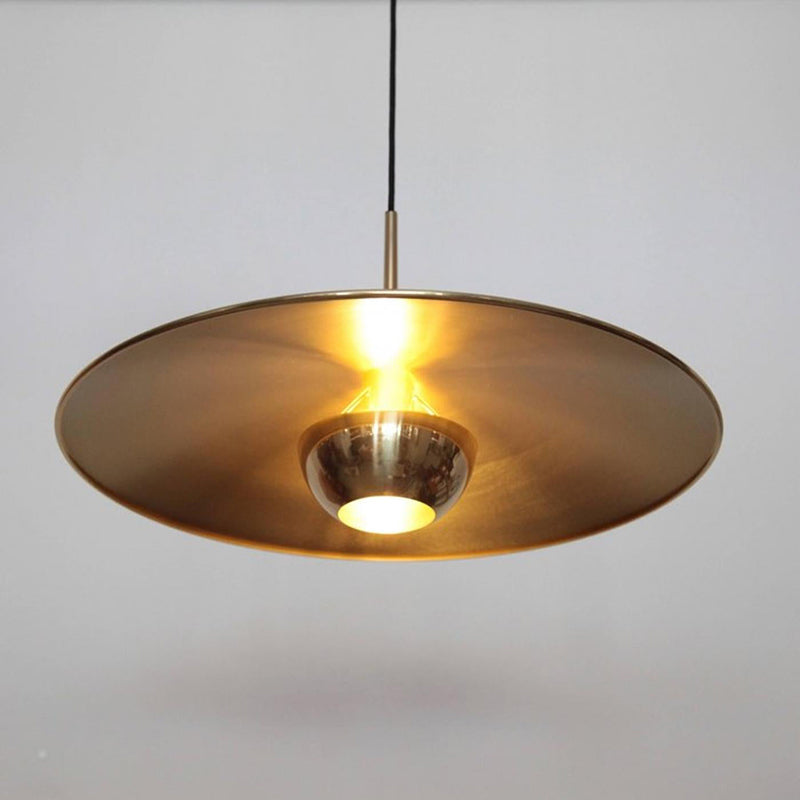 Luminária Pendente Minimalista Kiren, Dourada