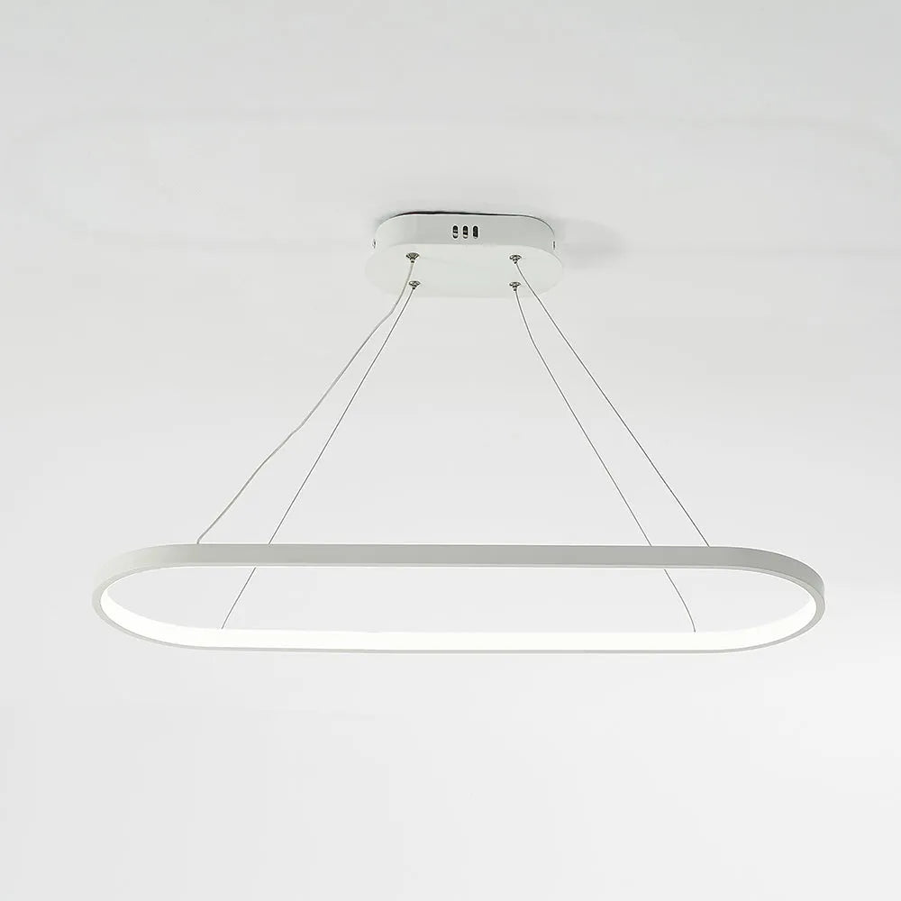 Luminária Pendente Suspensa Oval Minimalista Avenor para Interiores
