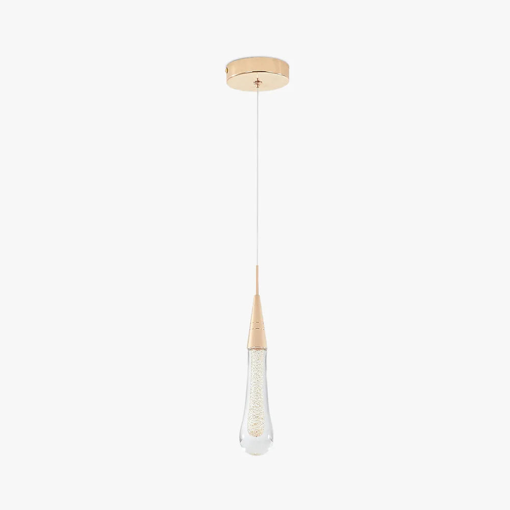 Pendente Orlith Cristal Dourado