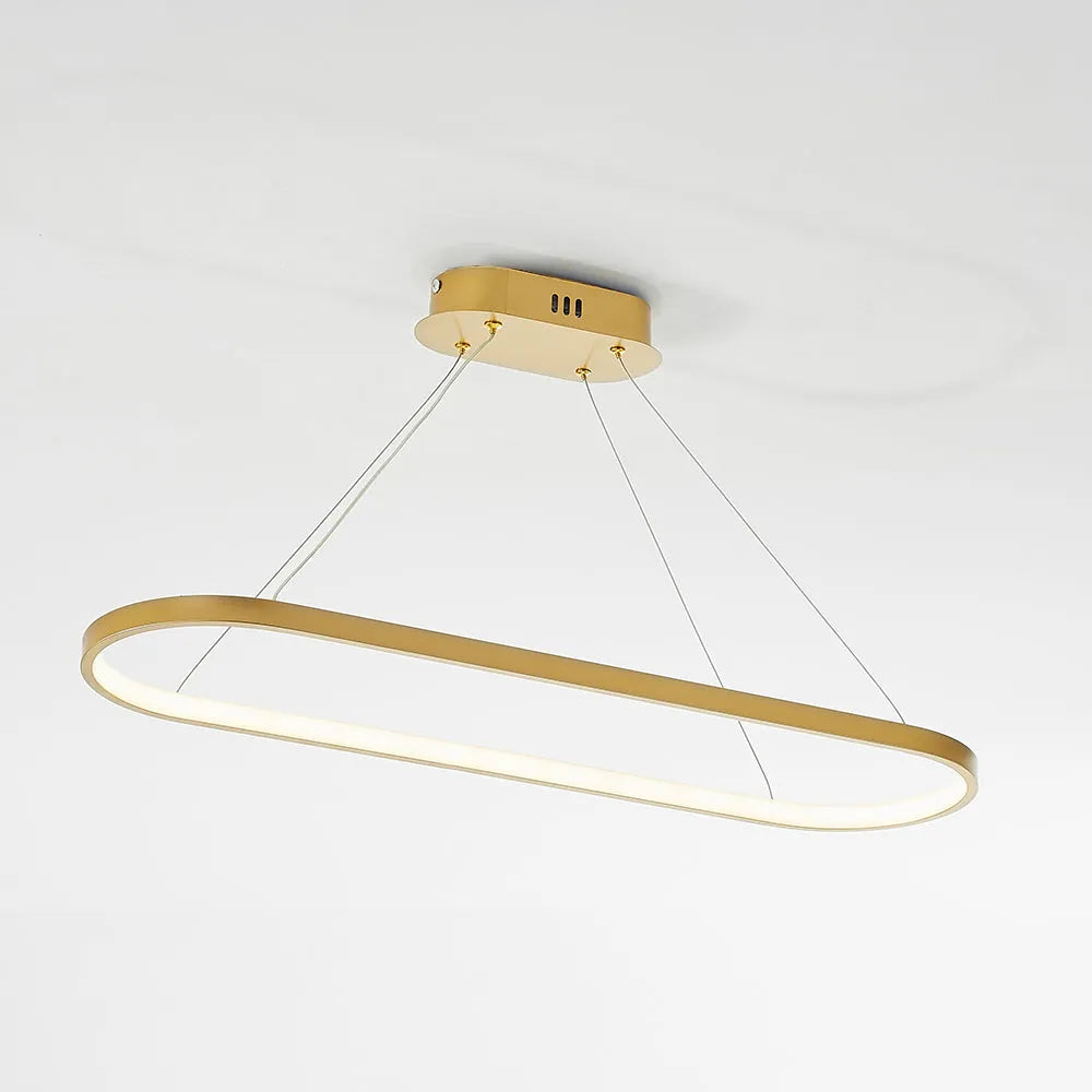 Luminária Pendente Suspensa Oval Minimalista Avenor para Interiores