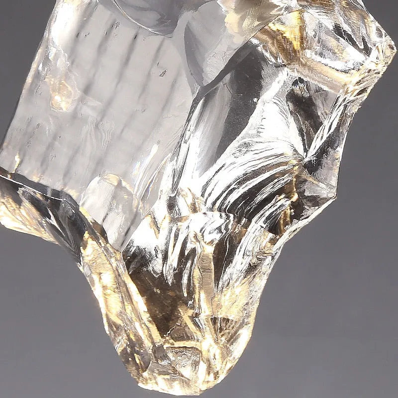 Candeeiro Suspenso Elquin Cristal Cilíndrico