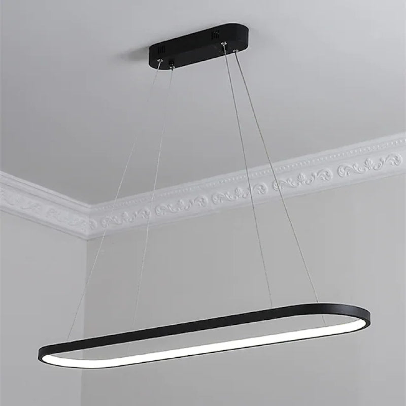 Luminária Pendente Suspensa Oval Minimalista Avenor para Interiores