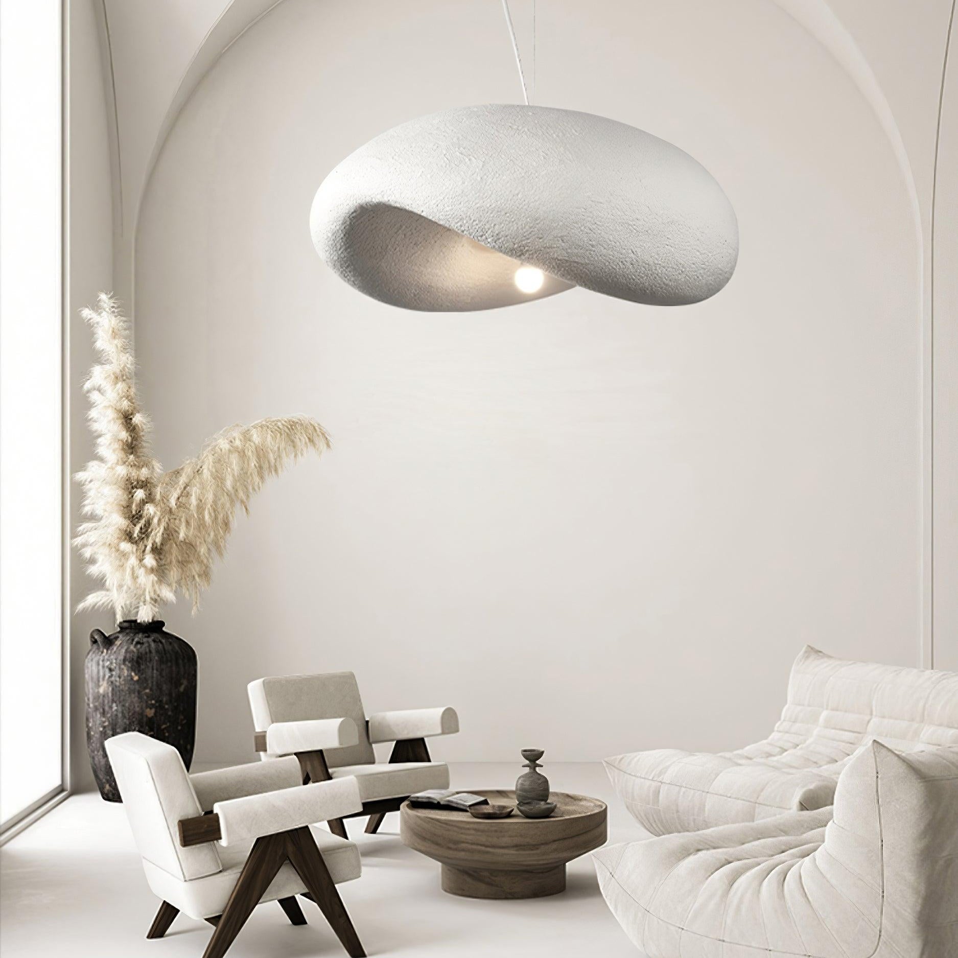 Pendente Cosmo Moderno em Forma de Nuvem Estilo Wabi Sabi