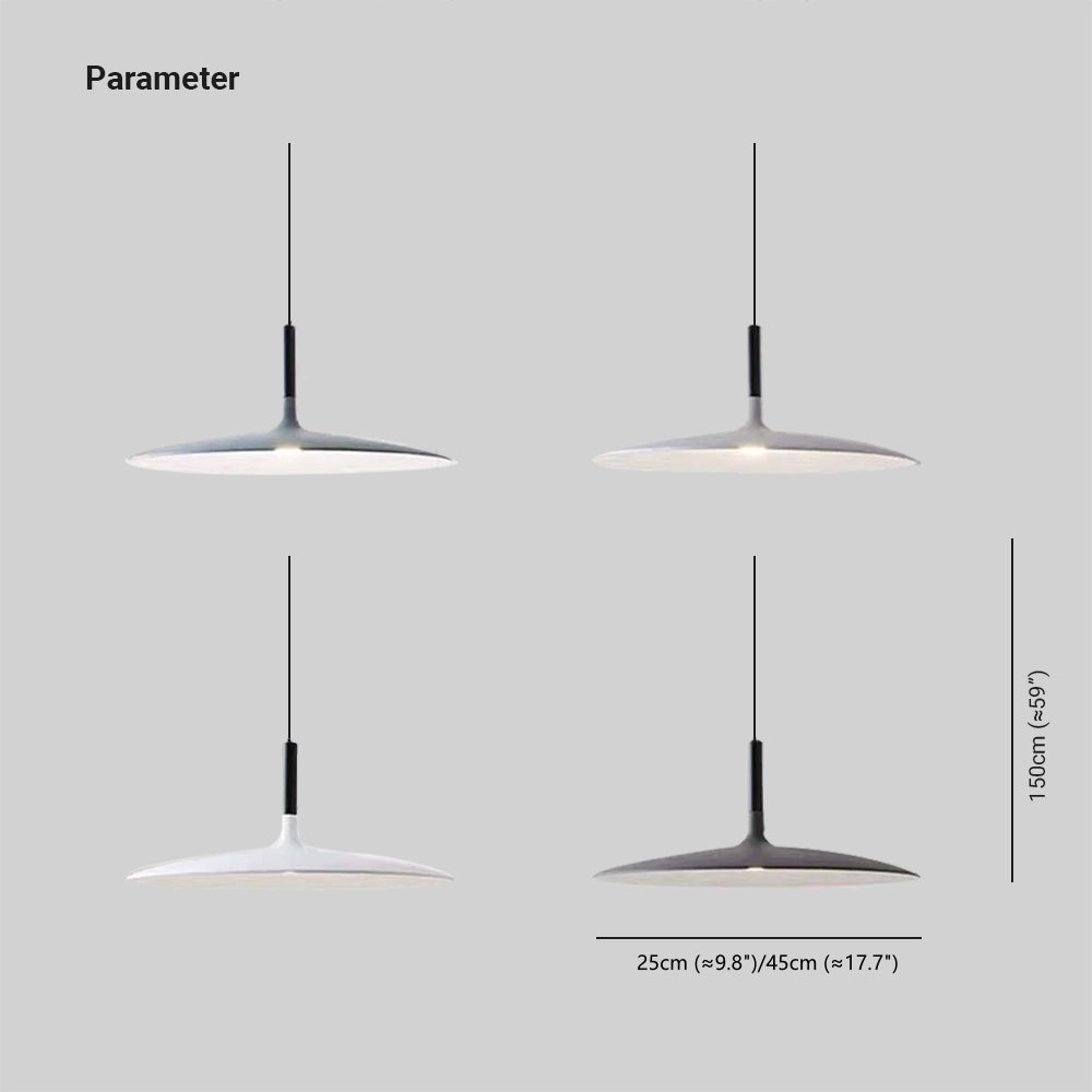 Fjorn Luminária Pendente Pan, Design Moderno em Formato de Placa