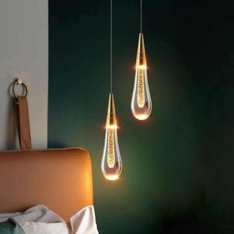 Pendente Orlith Cristal Dourado