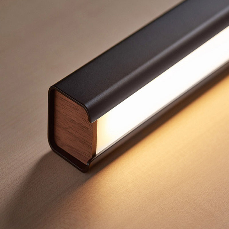 Pendente Linear Eron Minimalista Clássico Preto e Branco