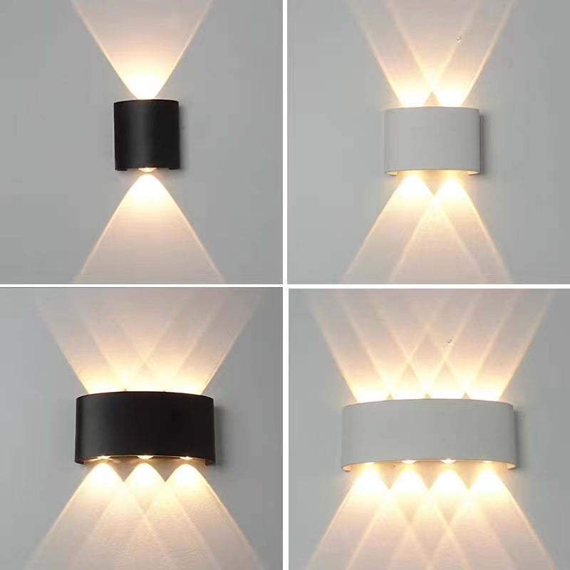 Nirex Arandela Moderna Retangular Externa com Efeito Onda