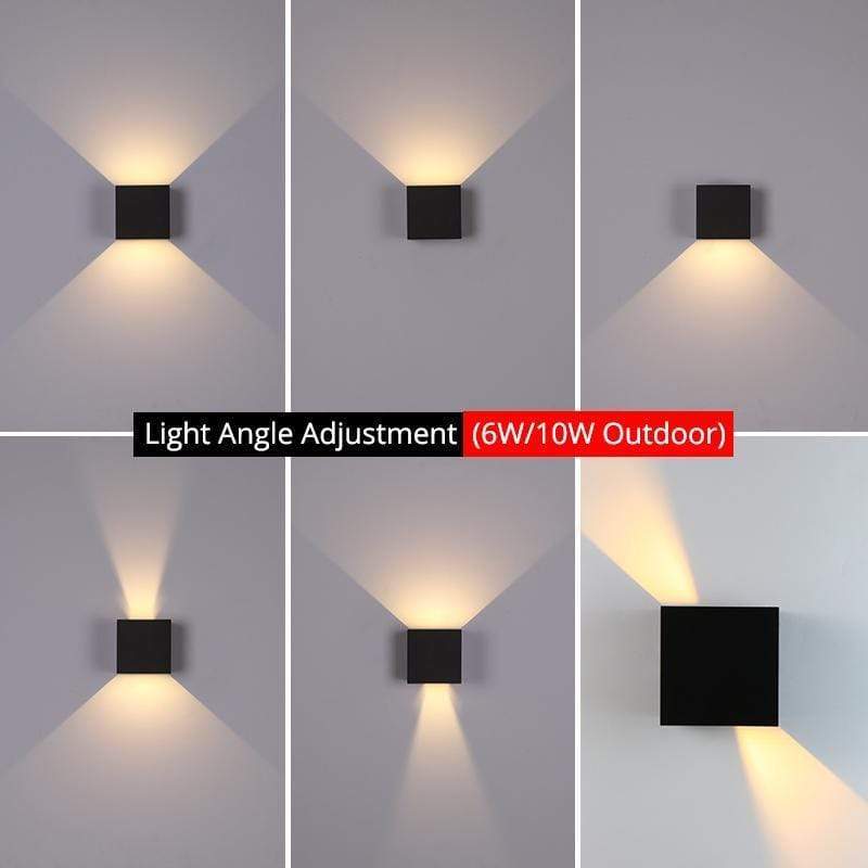 Arandela Externa Quadrada Moderna Ajustável LED Eronil