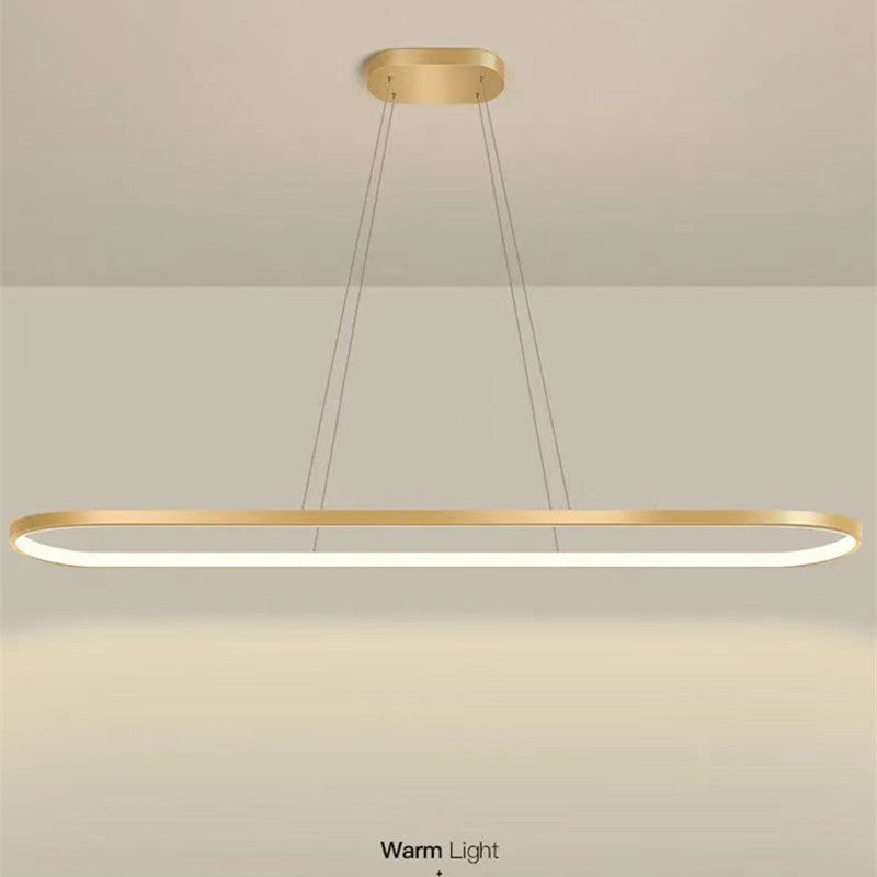 Luminária Pendente Suspensa Oval Minimalista Avenor para Interiores