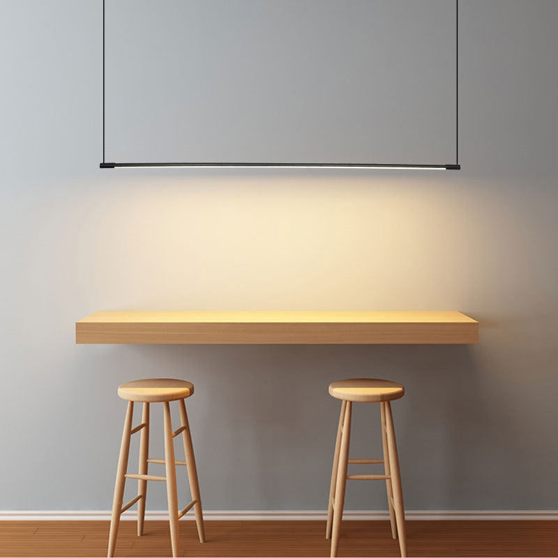 Pendente Miren Linear Minimalista Preto